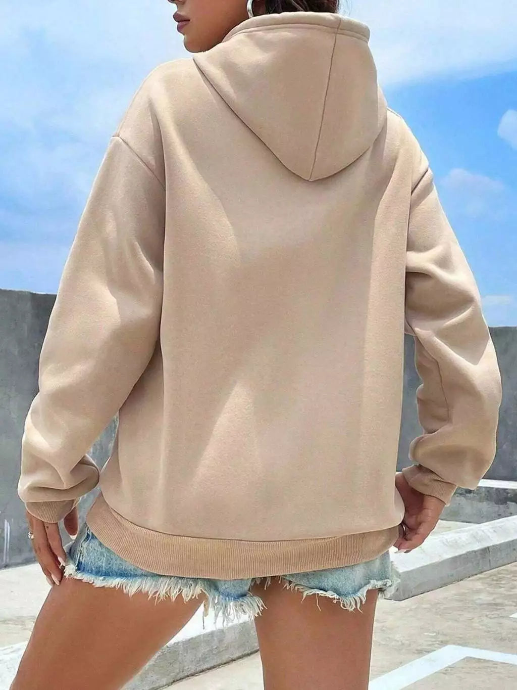 Moletom Feminino Canguru Com Capuz Liso Blusa de Frio Casaco Blusao Inverno Premium