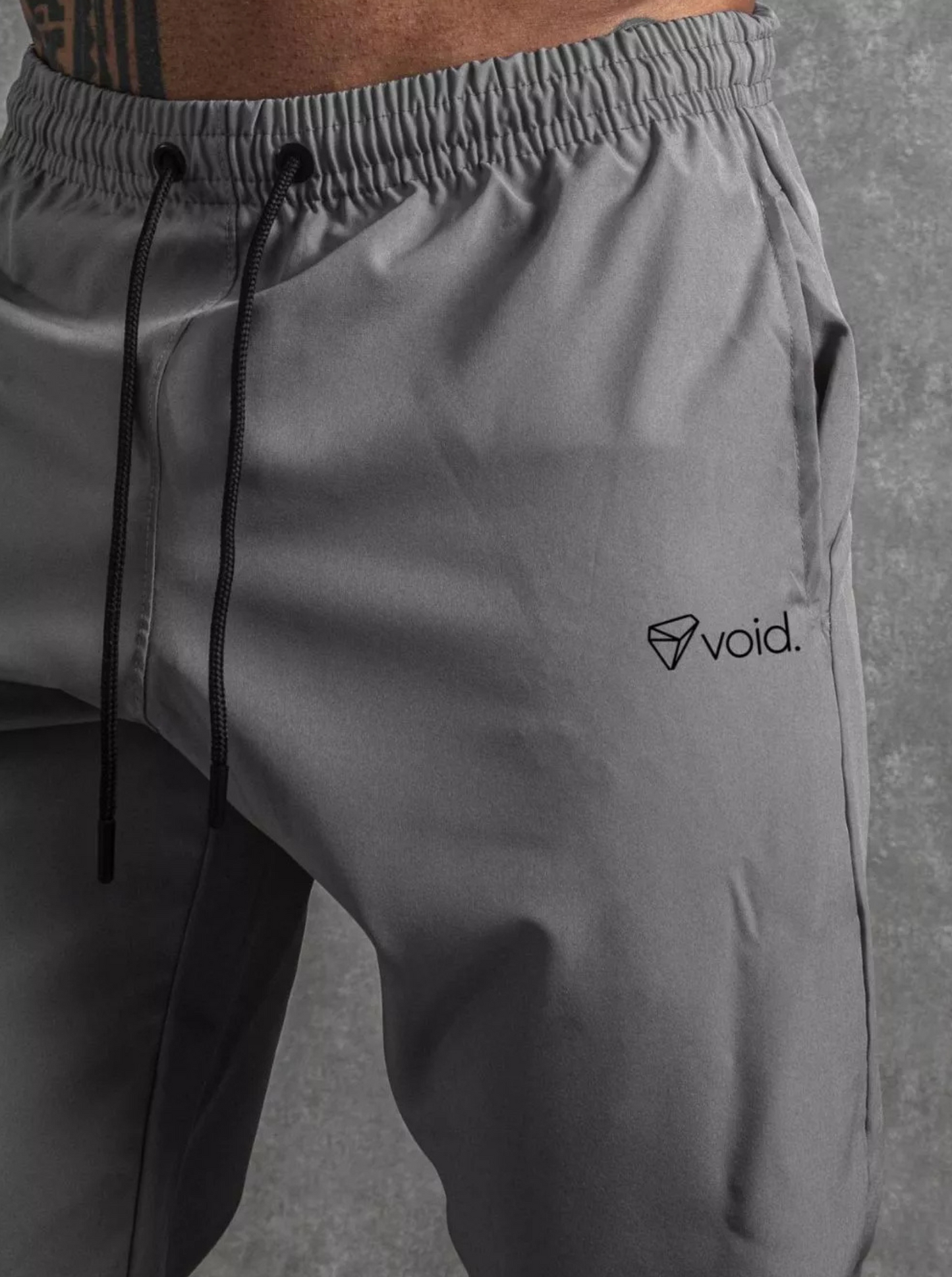 Calça Jogger Tactel com Elastano para Treino Esportiva Masculina Ziper No Punho