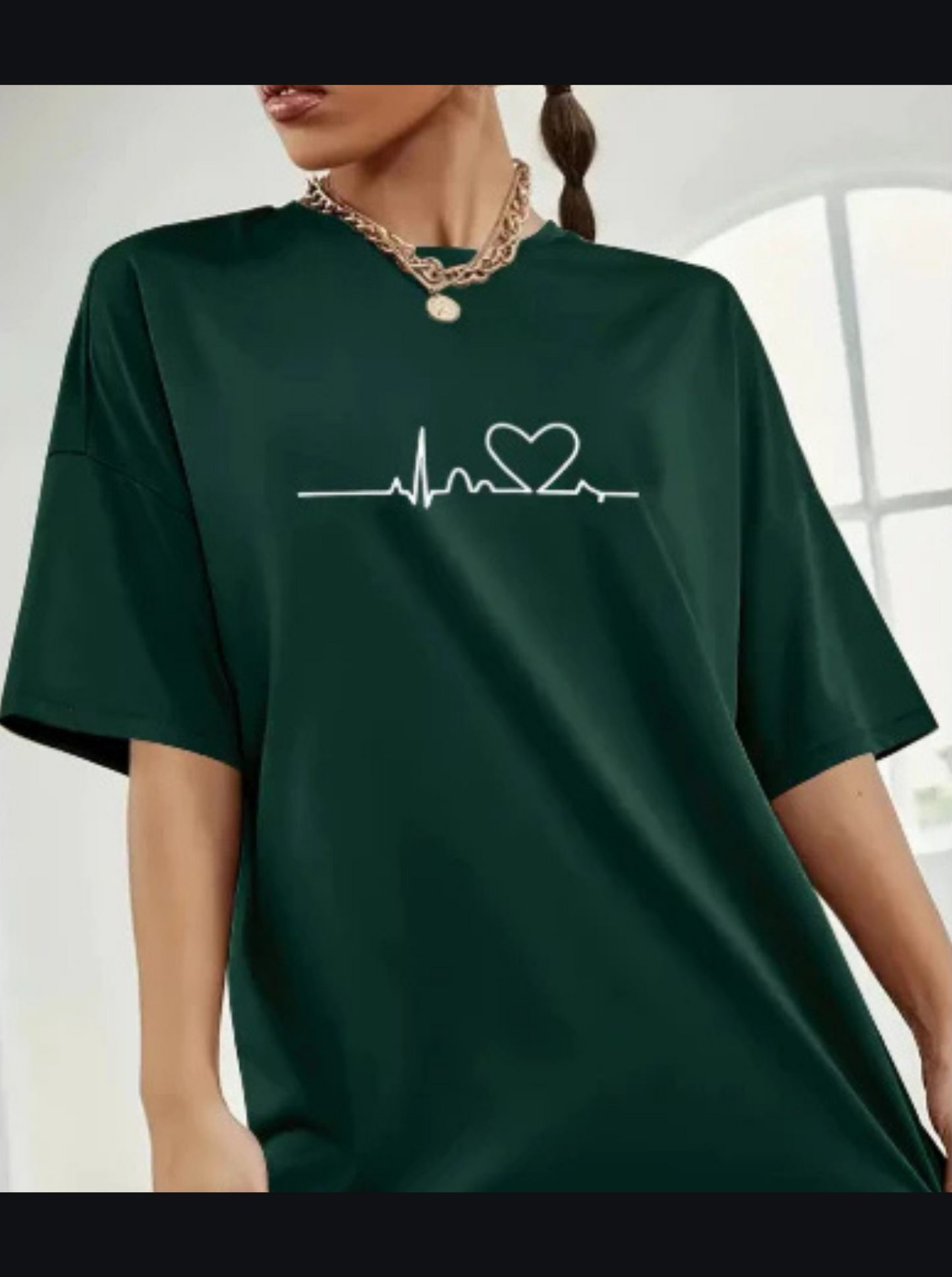 Camisa Camiseta Feminina Oversized Algodão Lançamento