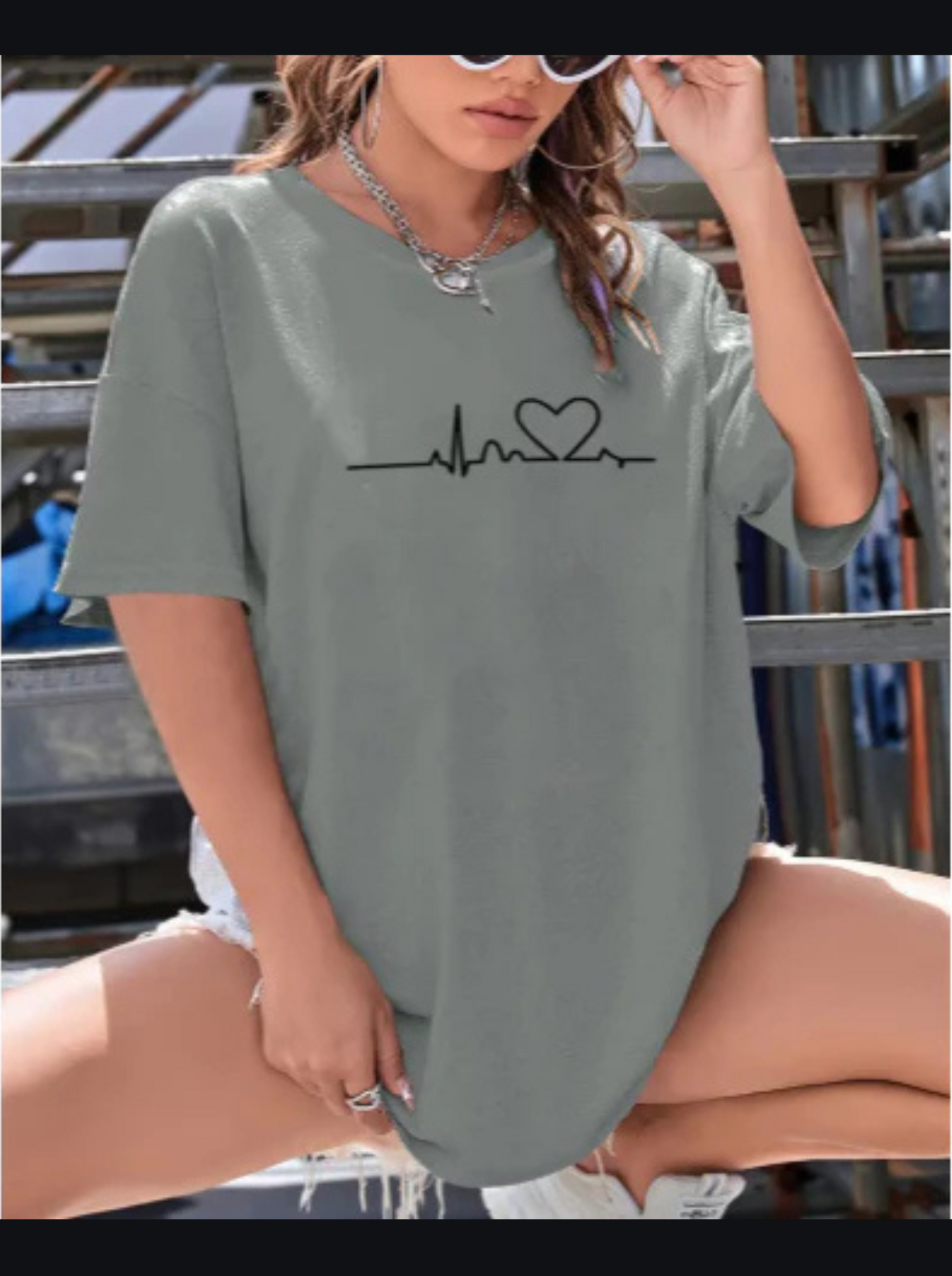 Camisa Camiseta Feminina Oversized Algodão Lançamento