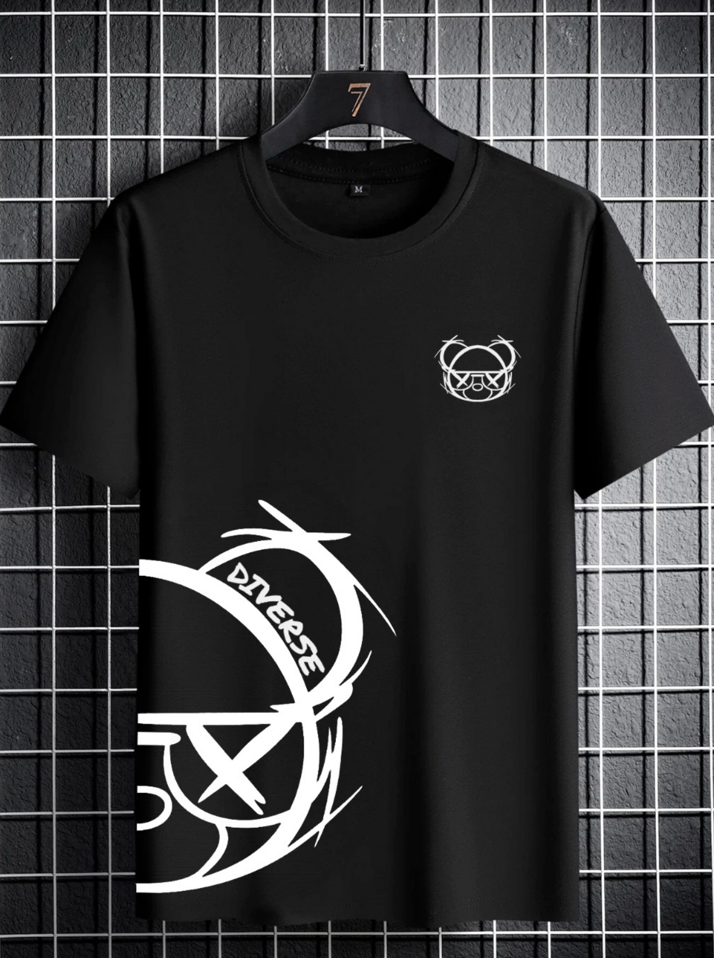 Camiseta Urso Diverse Street Wear Camisa Malha Premium Swag