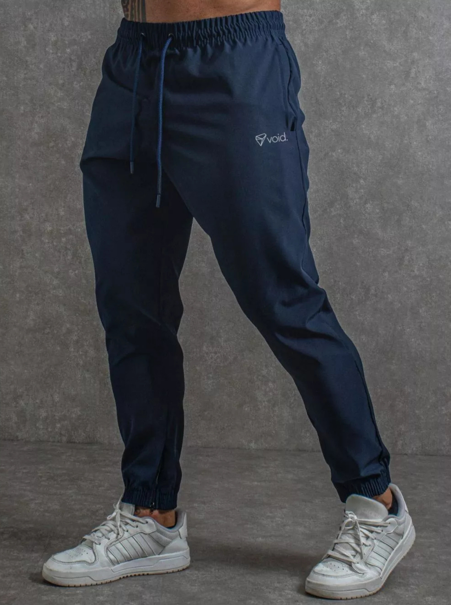 Calça Jogger Tactel com Elastano para Treino Esportiva Masculina Ziper No Punho