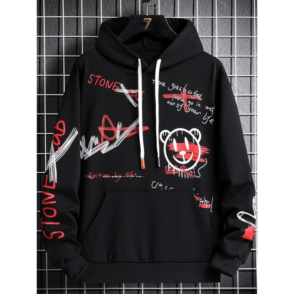 Moletom Canguru Estampa De Cartoons Urso