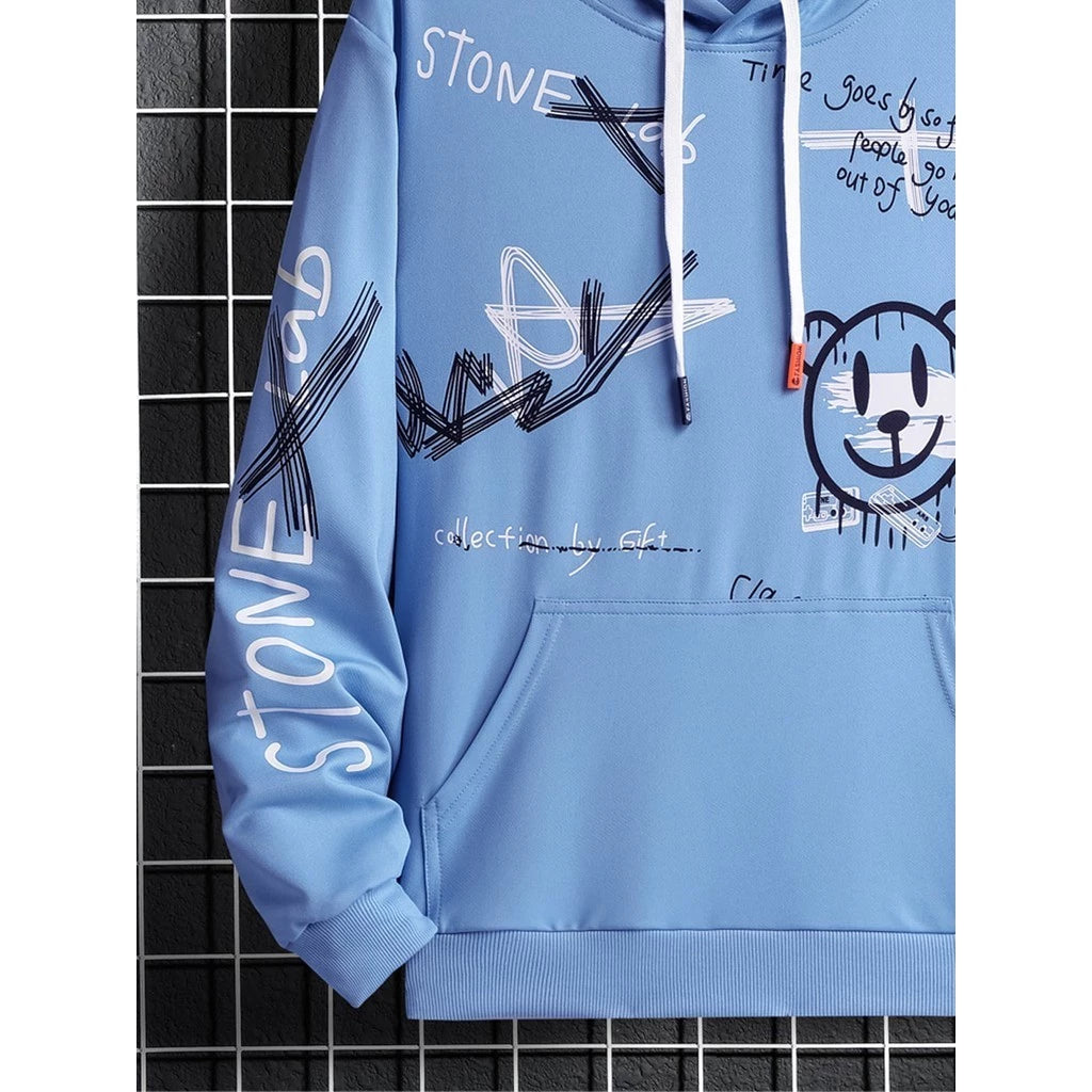 Moletom Canguru Estampa De Cartoons Urso