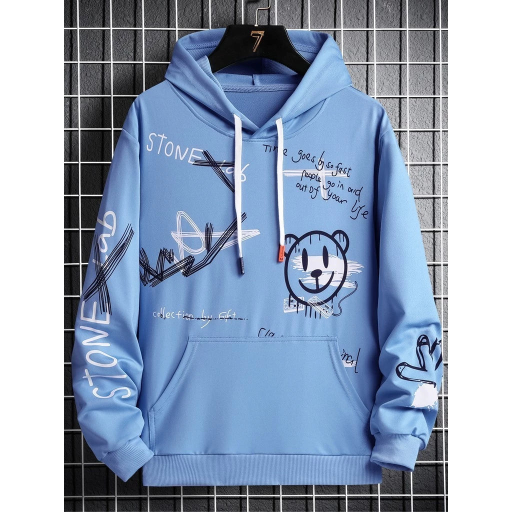 Moletom Canguru Estampa De Cartoons Urso