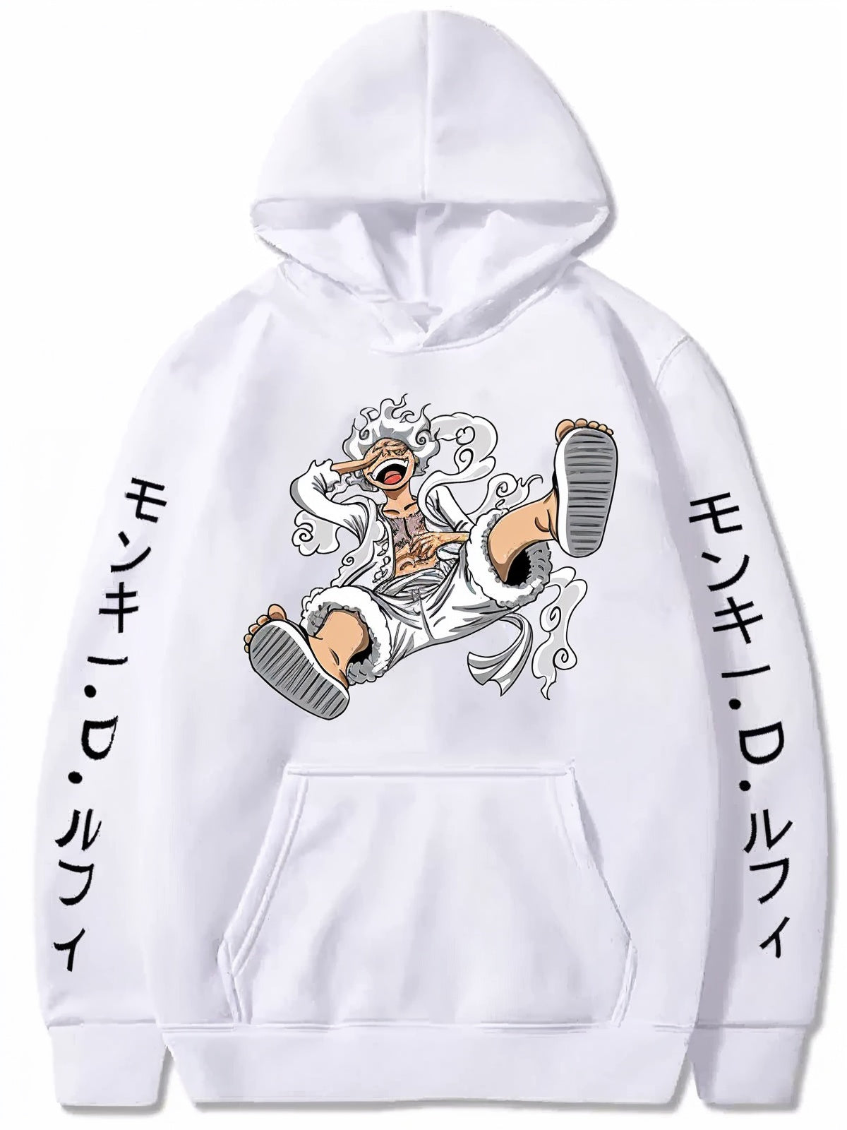 Moletom One Piece Gear 5 – Monkey D. Luffy Nika Unissex com Capuz