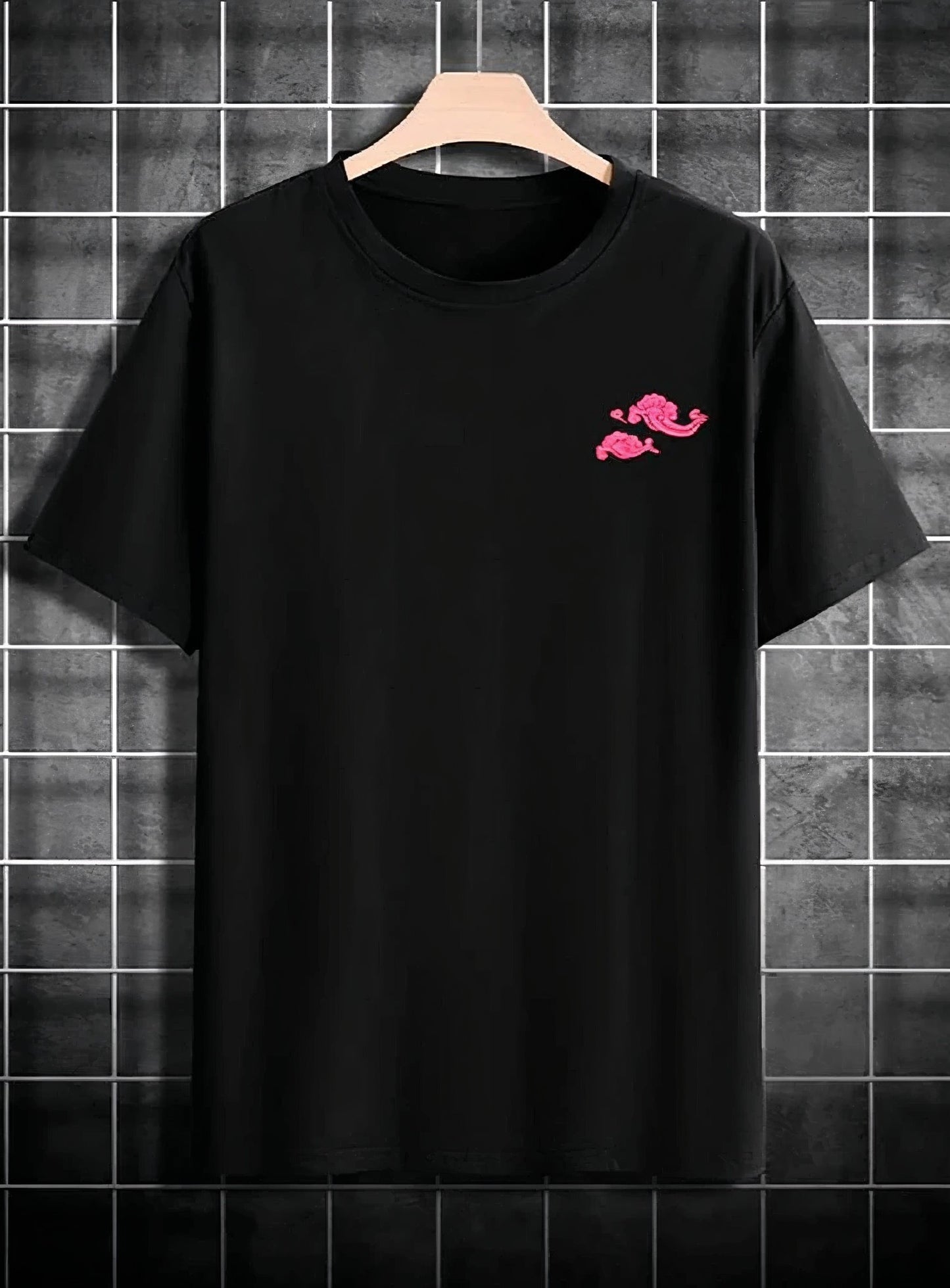 Sidecoat Camiseta Oversize Dragão Rosa Chinês – Anime, Estilo e Qualidade