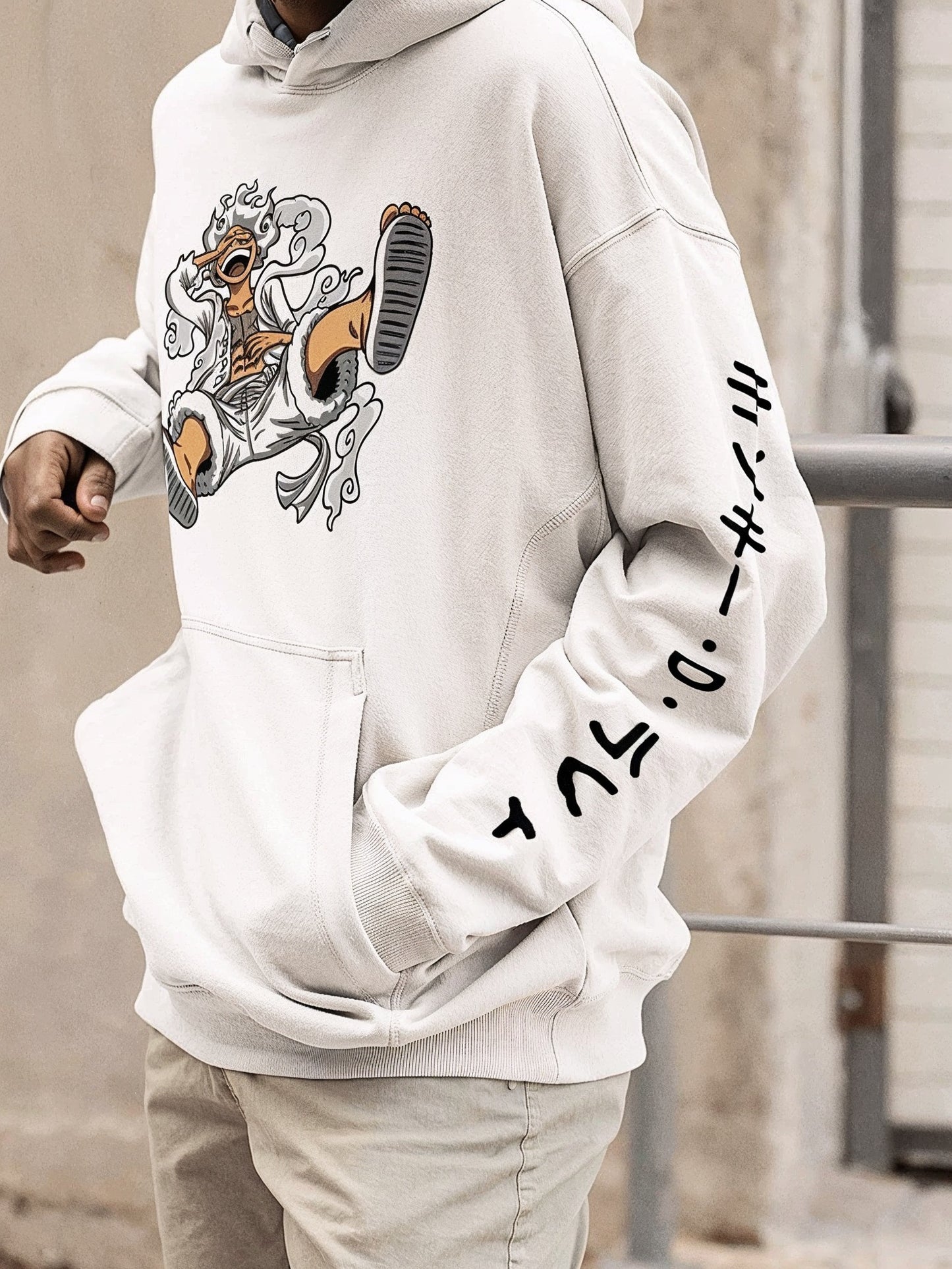 Moletom One Piece Gear 5 – Monkey D. Luffy Nika Unissex com Capuz